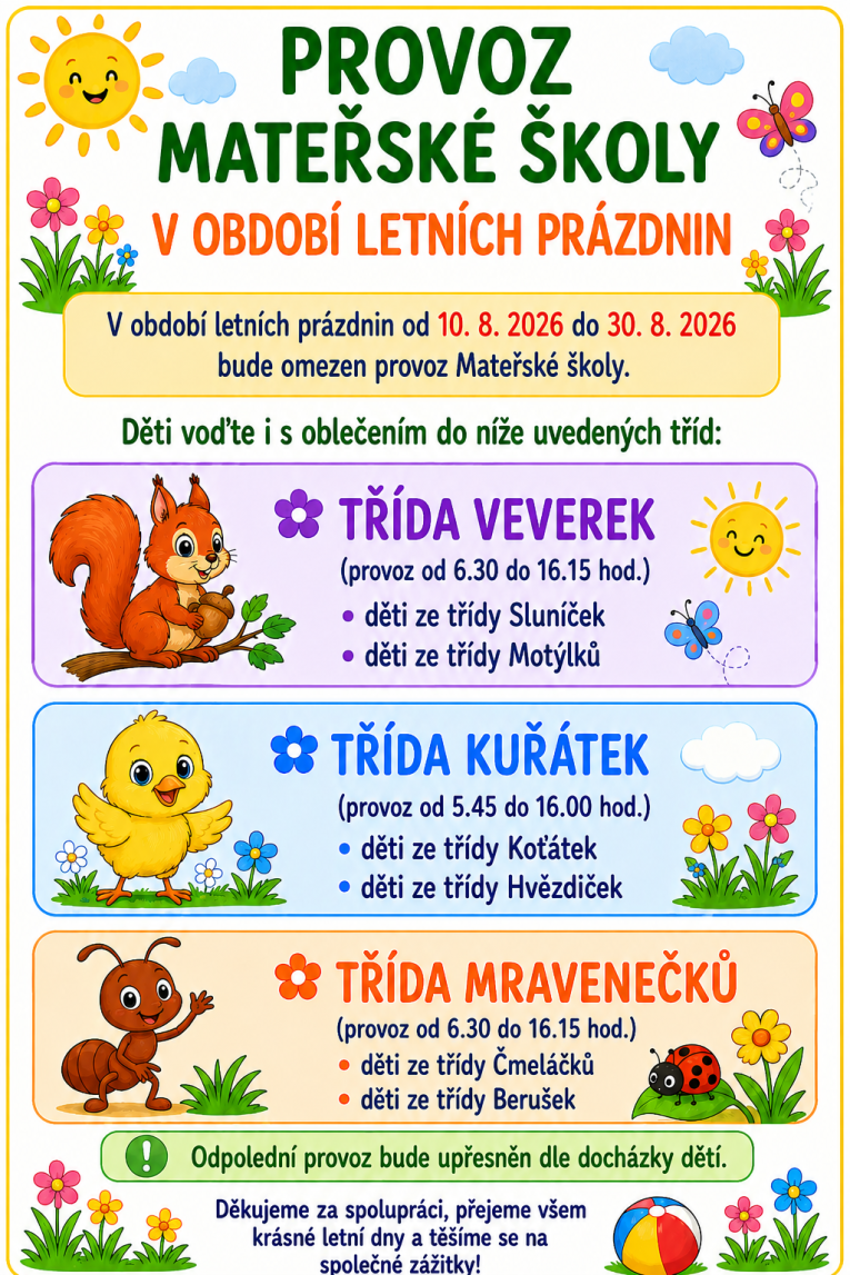 Prázdninový provoz_srpen