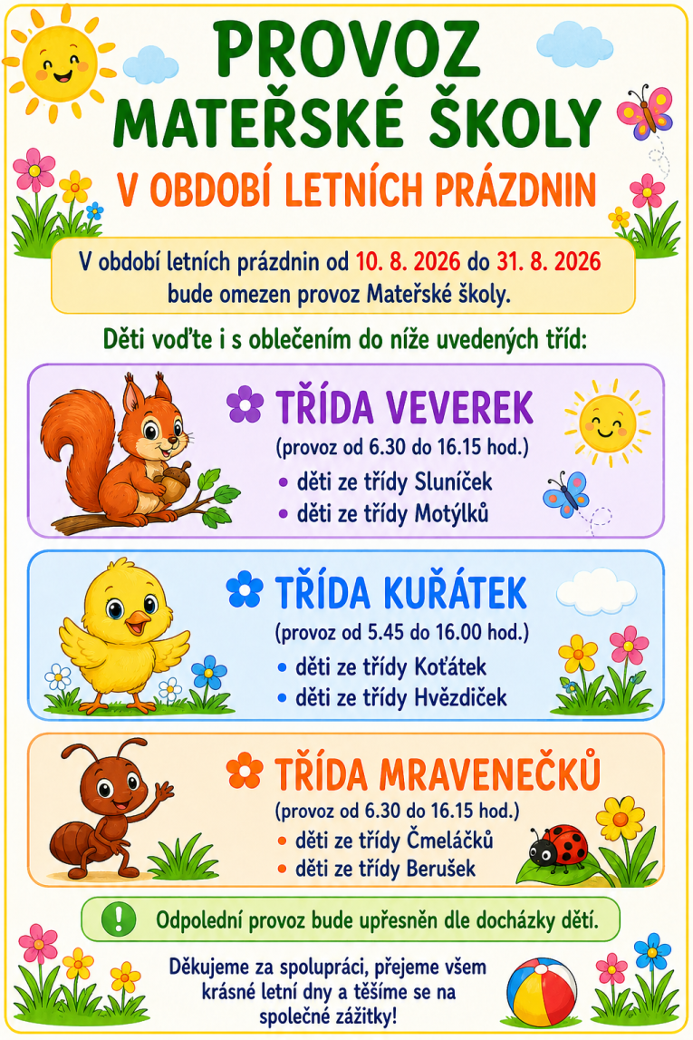 Prázdninový provoz_srpen